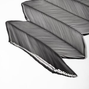 pleated short sleeved shirt