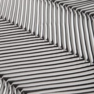 pleated short sleeved shirt