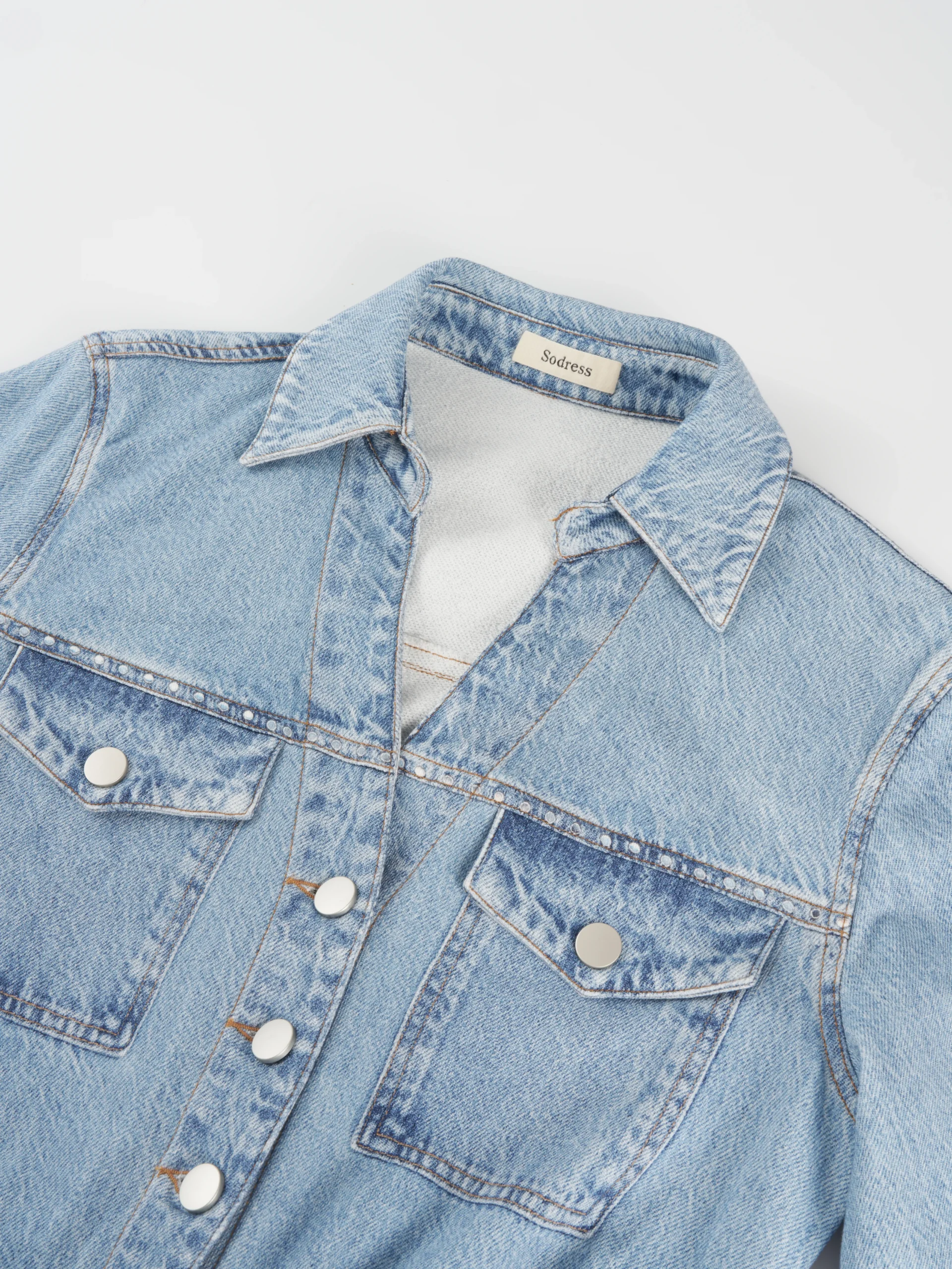 Women’s Light Wash Denim Dress