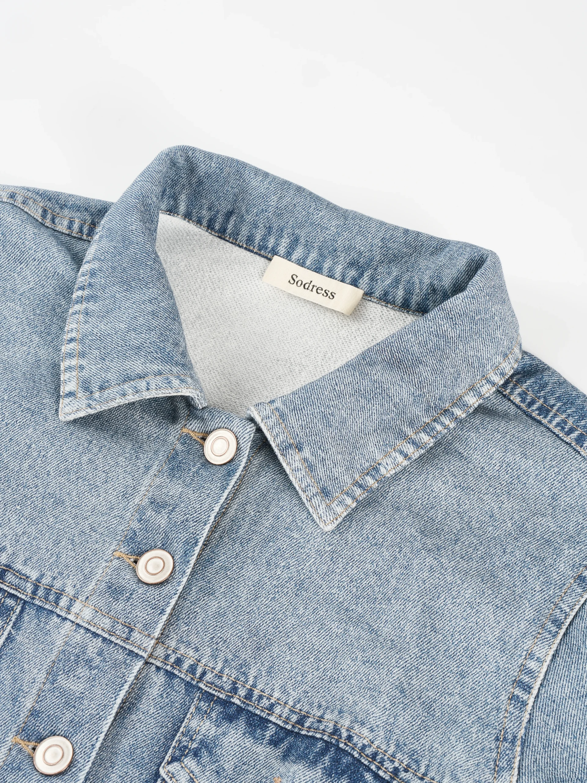 Belted Denim Maxi Shirt Dress