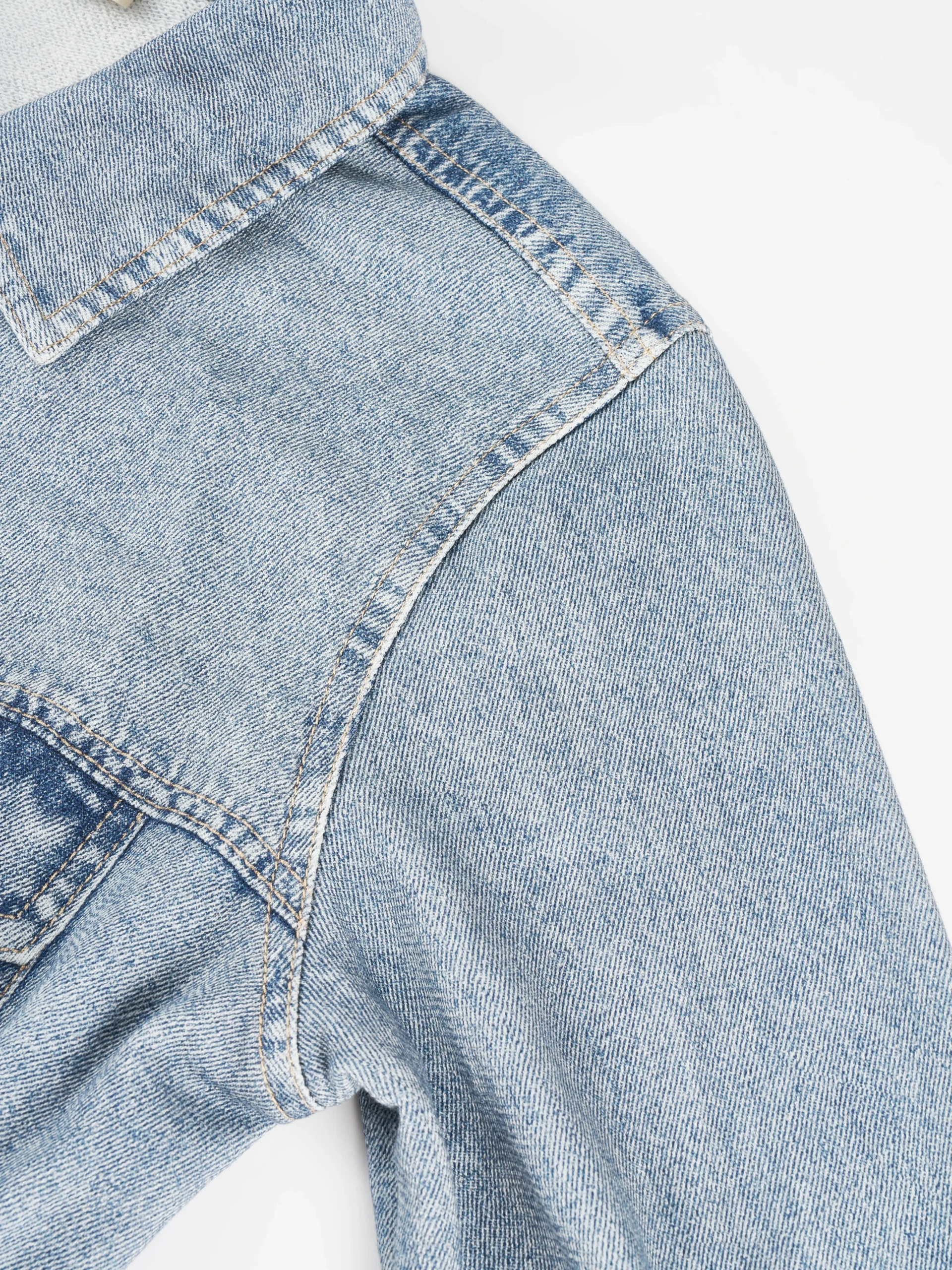 Belted Denim Maxi Shirt Dress