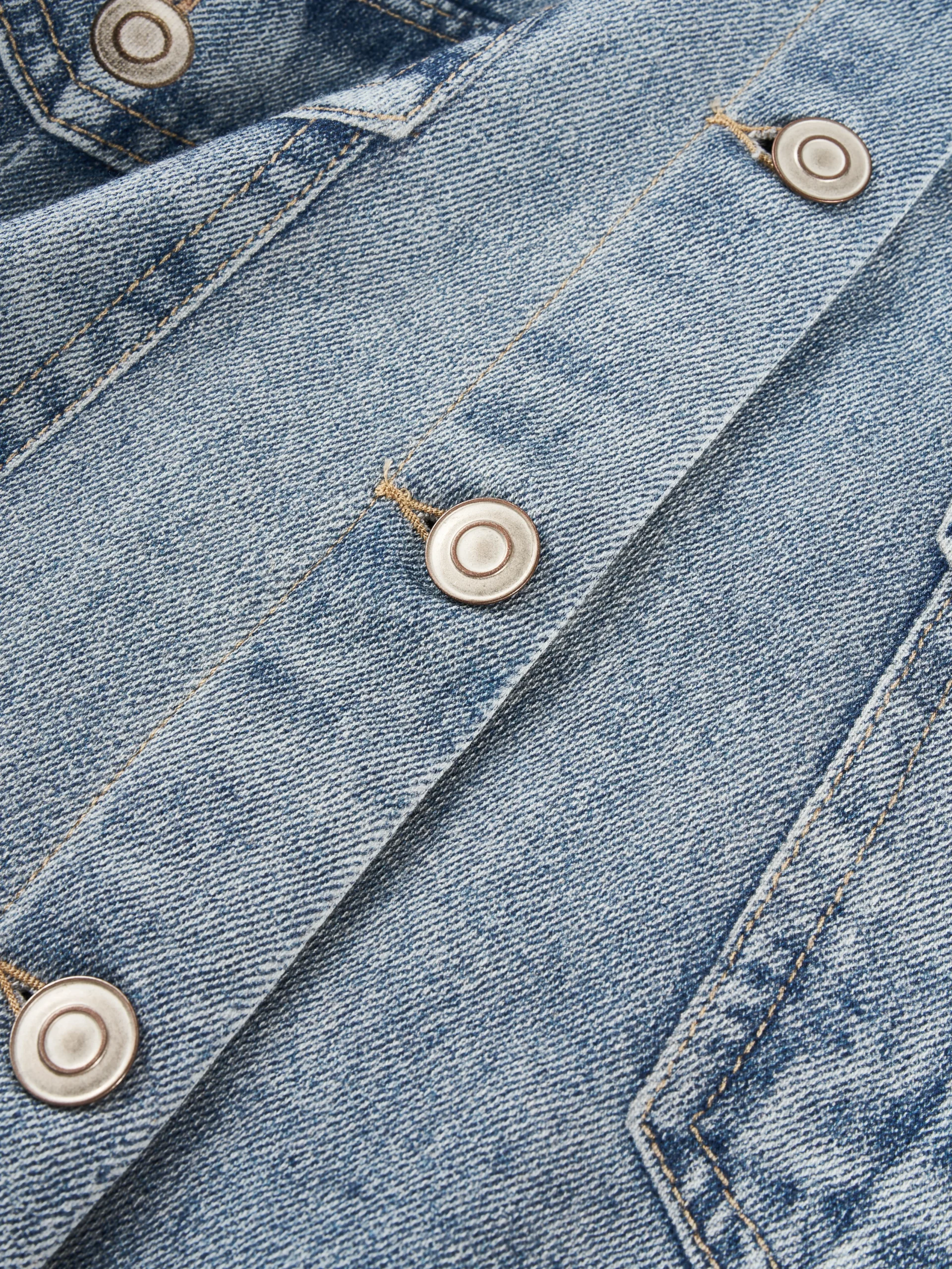 Belted Denim Maxi Shirt Dress