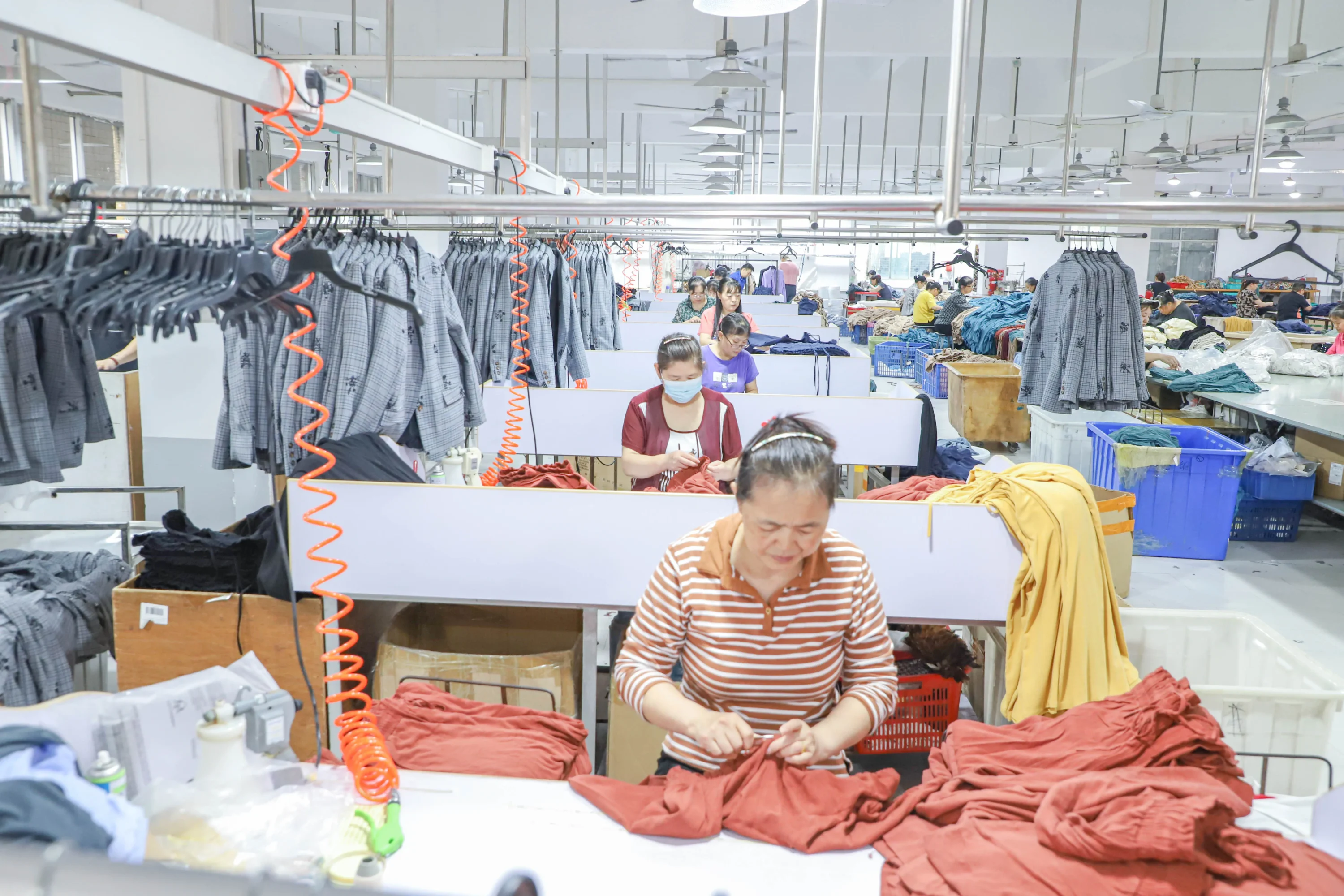 Dress manufacturing quality control and garment inspection